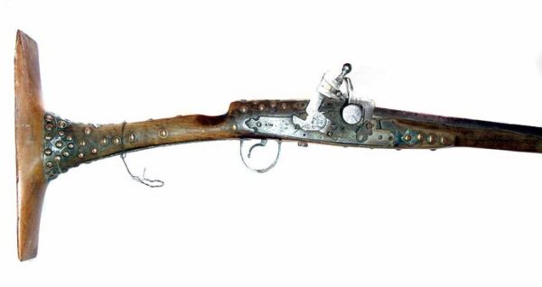 Very long Antique Snaphaunce or flintlock Moroccan Musket - Antique ...